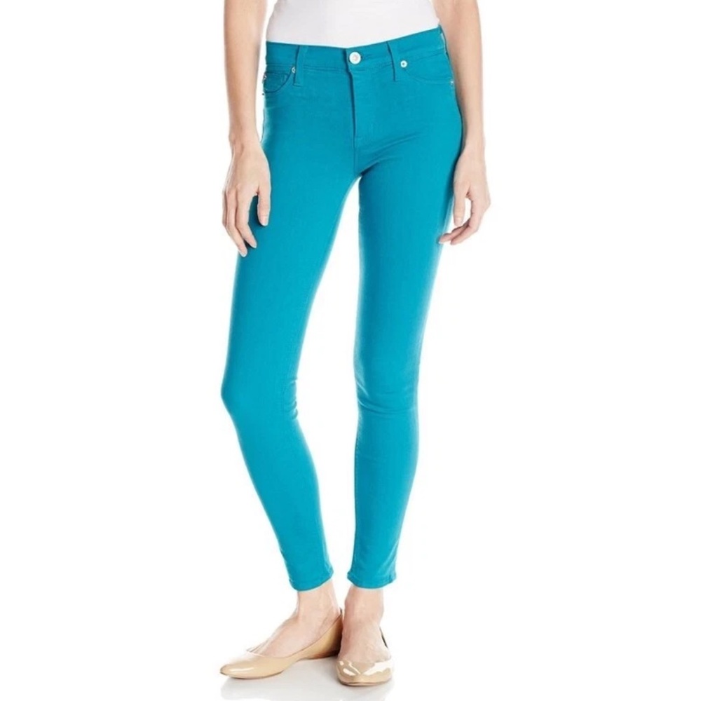 Hudson Marina Mid Rise Nico Super Skinny Jeans Size 27